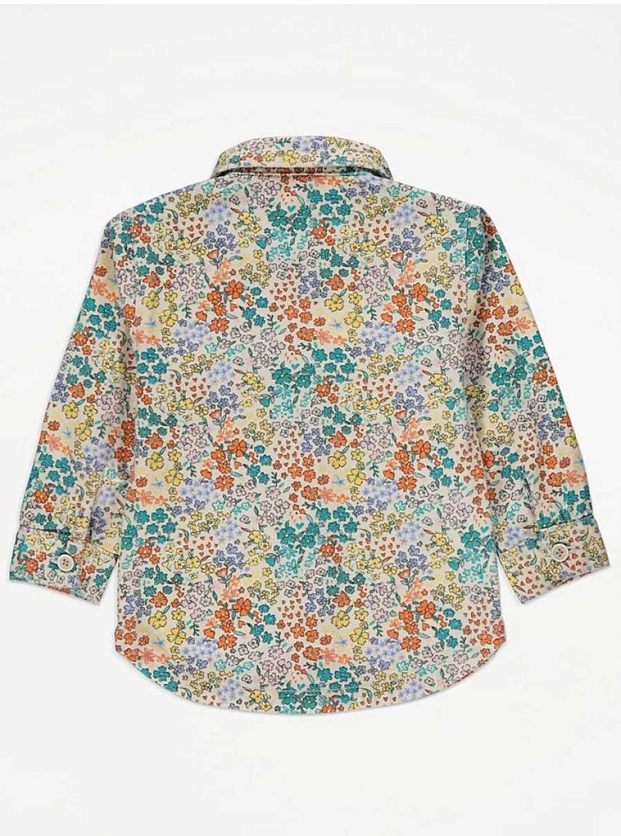"George at Asda Kids Floral Denim Shacket Review: Stylish & Comfortable"