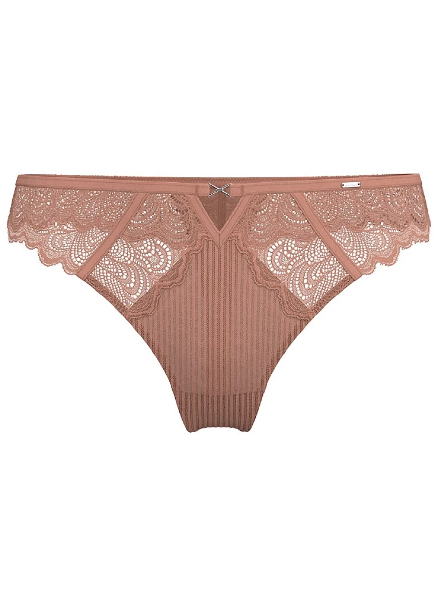 "George at Asda Entice Apricot Scallop Lace Thong | Women's Lingerie Review"