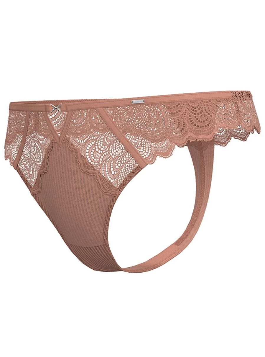 "George at Asda Entice Apricot Scallop Lace Thong | Women's Lingerie Review"