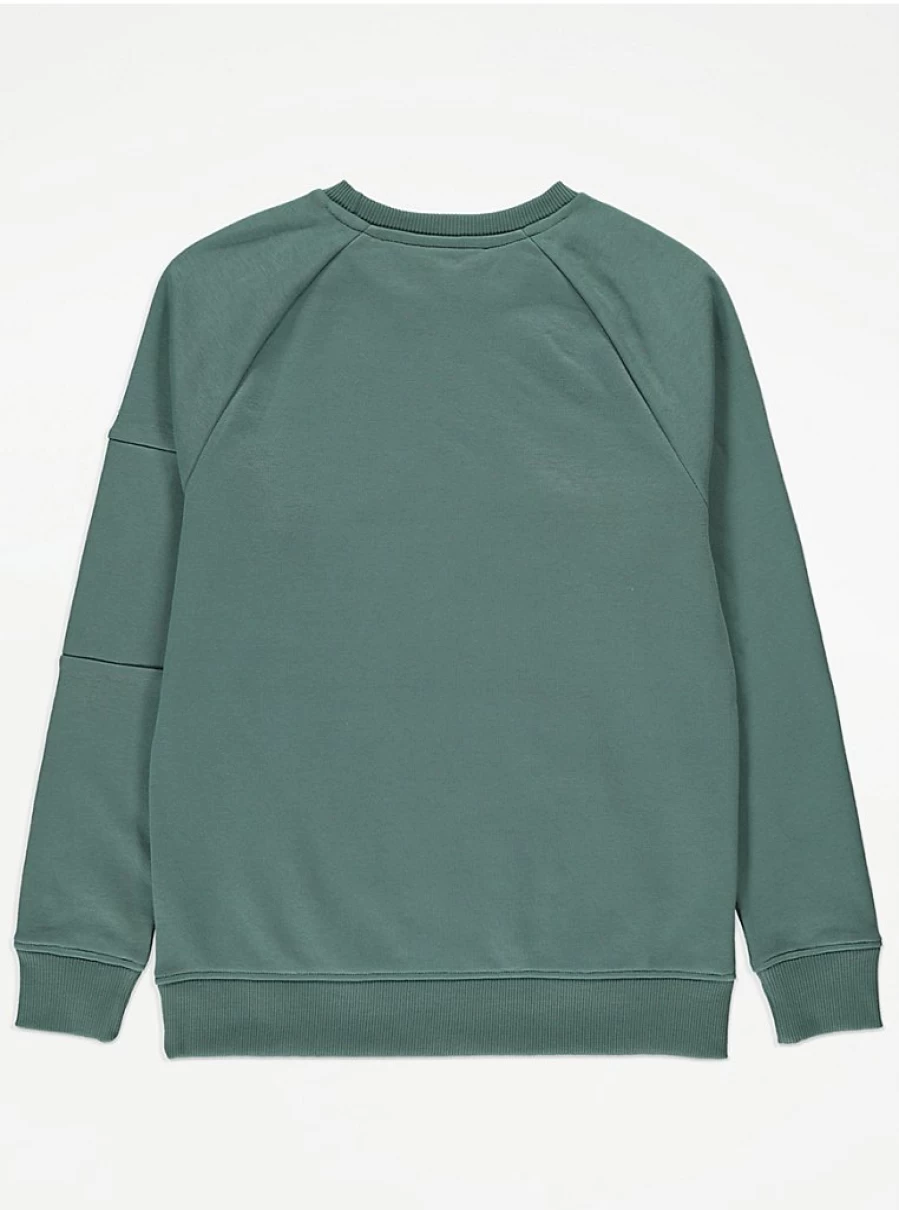 "George at Asda Boys Dark Green Sweatshirt and Joggers Set - Kids Outfit Reviews"
