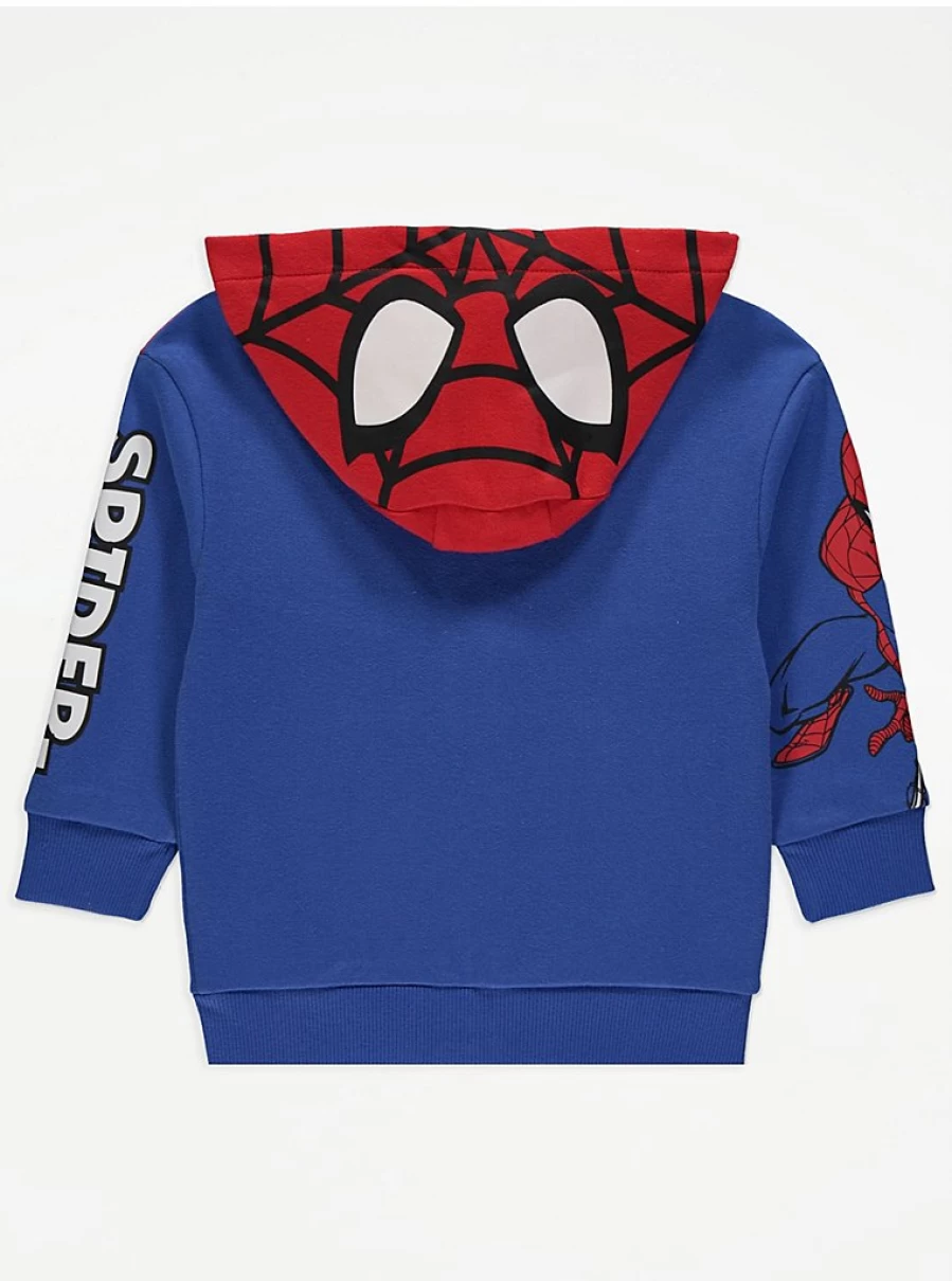 "George at Asda Marvel Spider-Man Boys Zip Up Hoodie Review | Kids' Superhero Jacket"