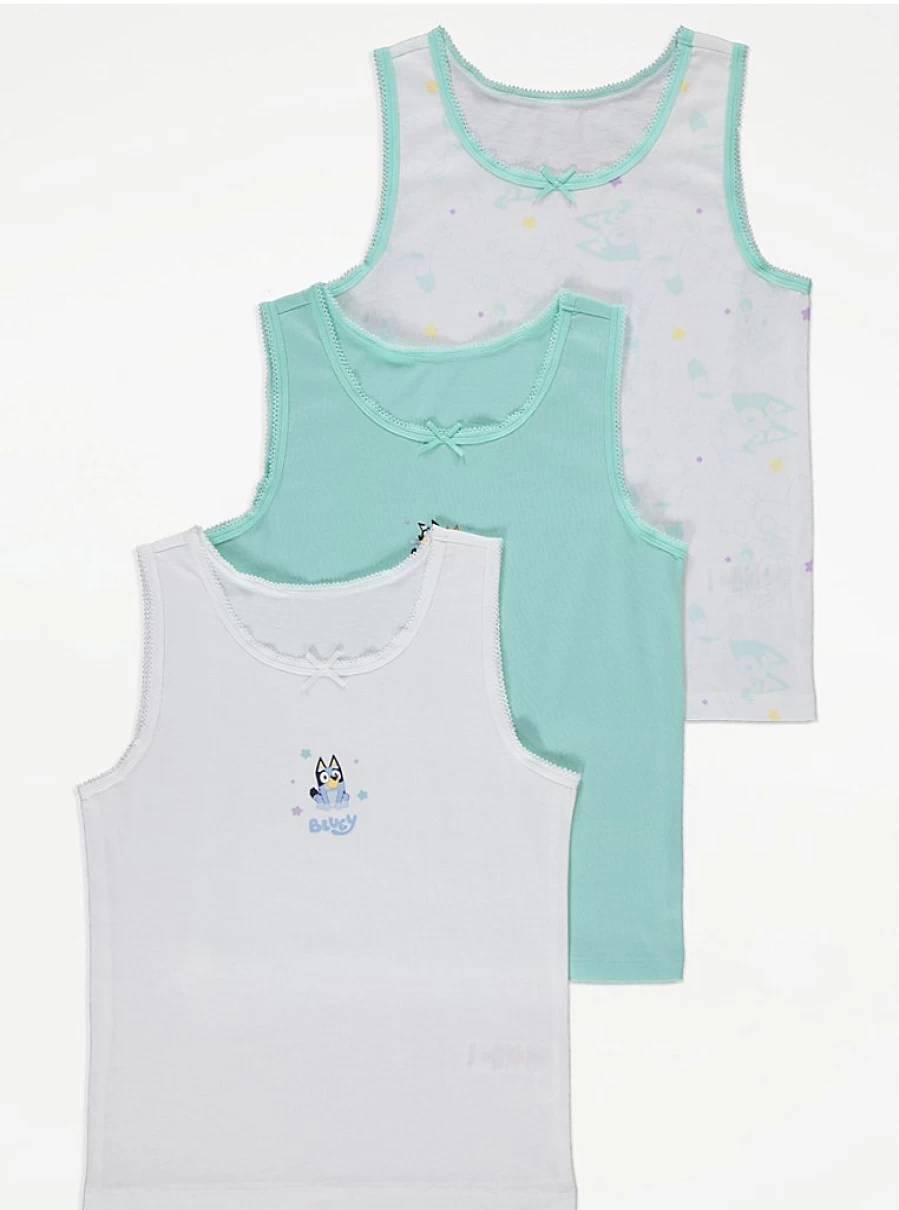 "George at Asda Kids Bluey Aqua Vest 3-Pack – Comfortable & Safe Swim Vests for Children"