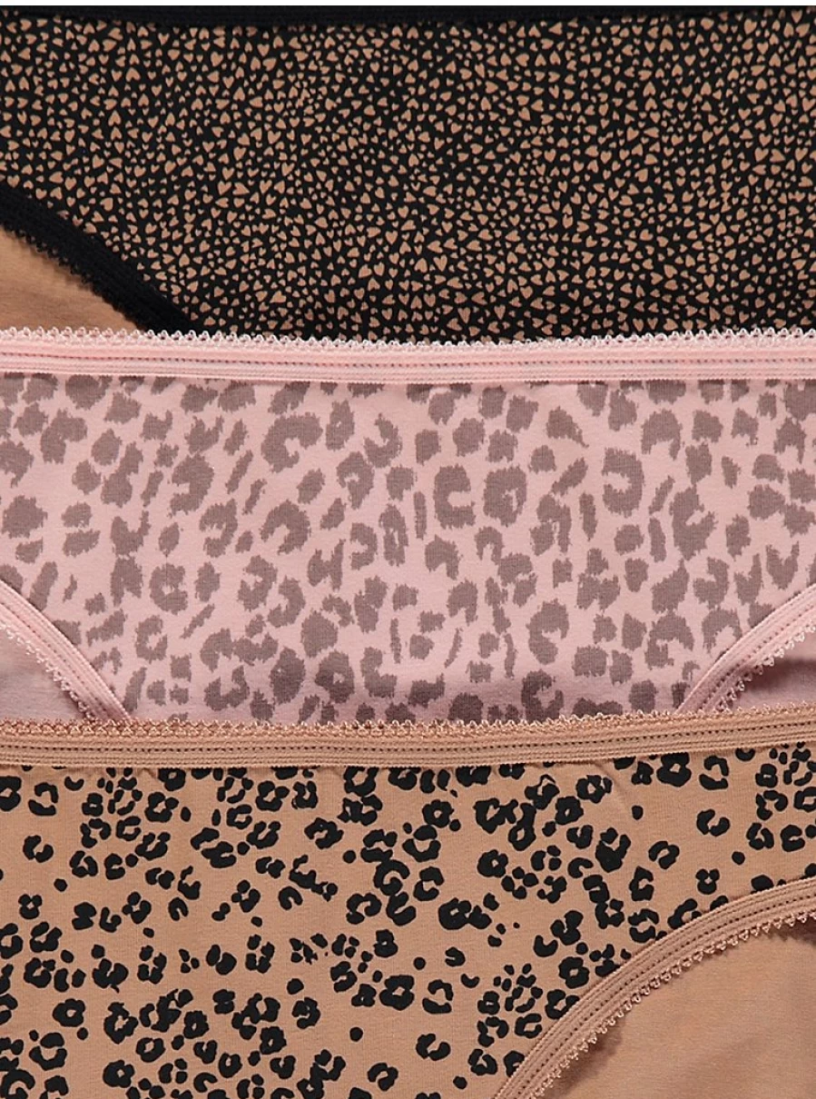 "George at Asda Women's Animal Print High Leg Knickers 5-Pack | Comfortable Lingerie Set"
