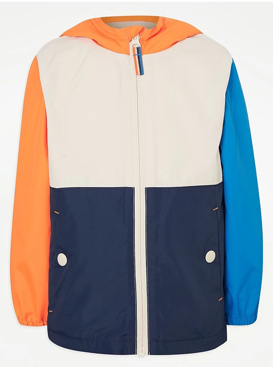 "George at Asda Boys Colour Block Lightweight Jacket – Reviews & Features"