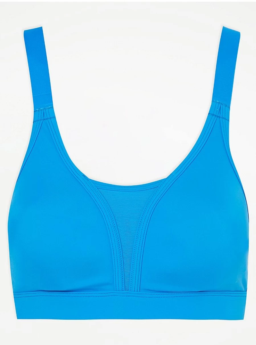 "George at Asda Women's Blue Racerback Sports Bra – Comfort & Support Review"
