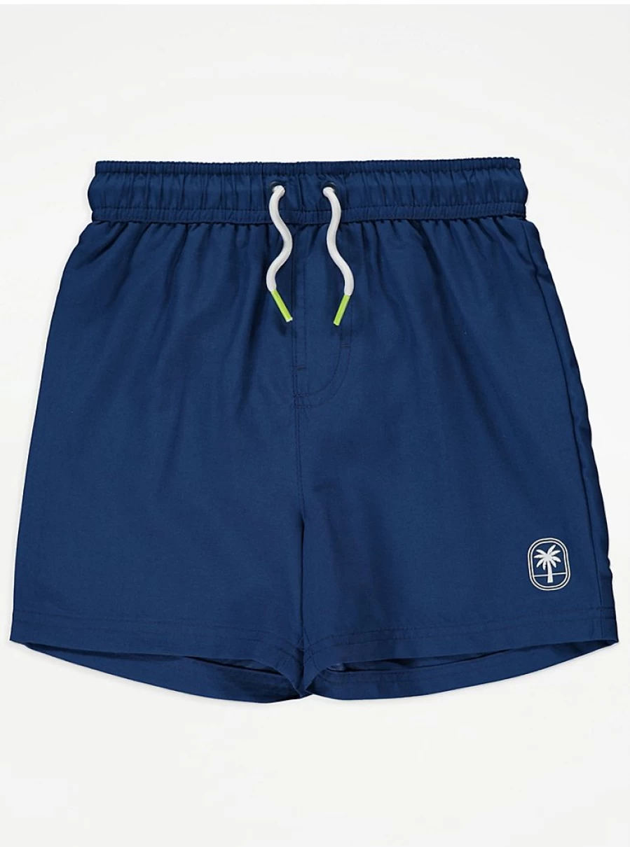 "George at Asda Boys Navy Palm Tree Swim Shorts – Comfortable Kids' Beach Shorts Review"