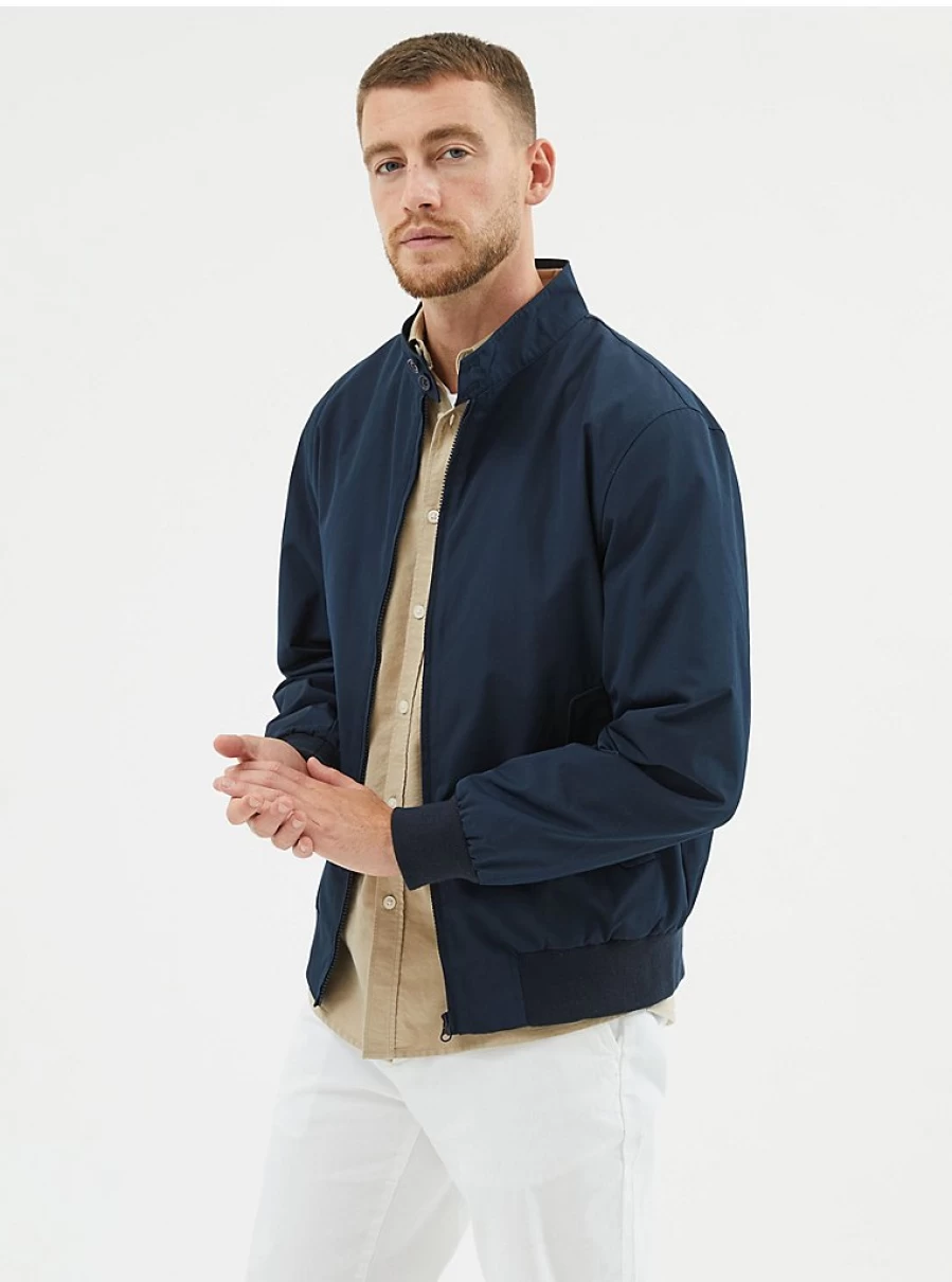 Men's Navy Harrington Jacket by George at Asda – Stylish & Comfortable Review