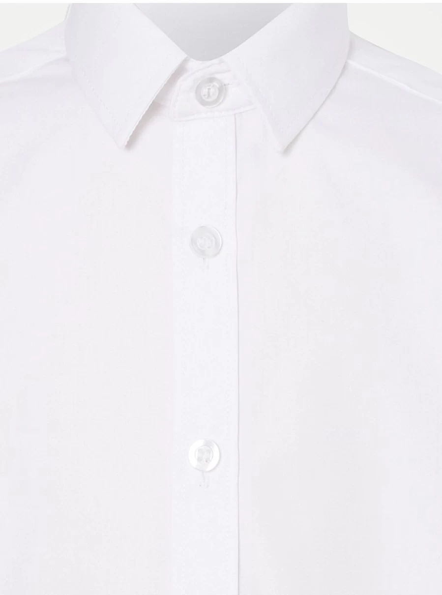 "George at Asda Boys' 2-Pack White Regular Fit Short Sleeve School Shirts"