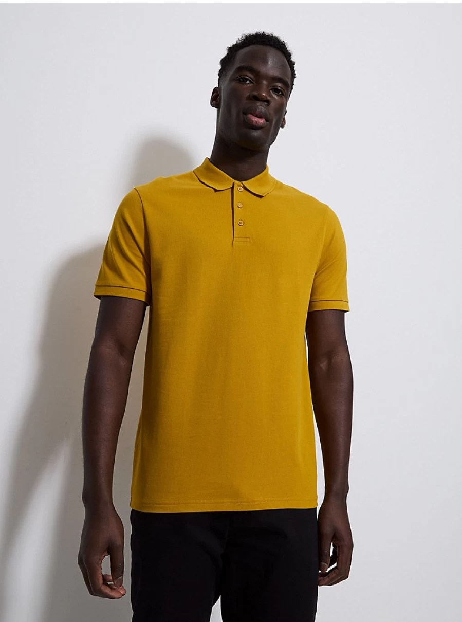 Men's Ochre Polo Shirt by George at Asda – Comfort & Style Review