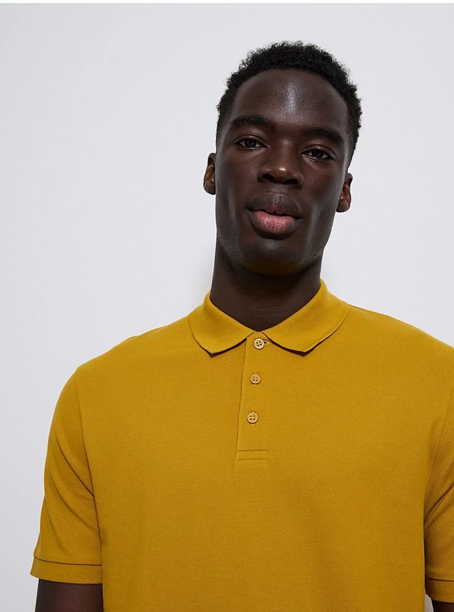 Men's Ochre Polo Shirt by George at Asda – Comfort & Style Review