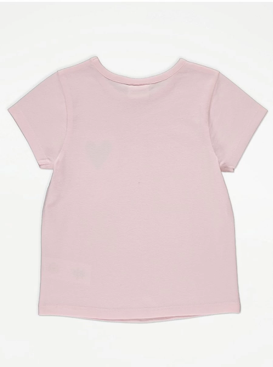 "Peppa Pig Pink Kids T-Shirt with Character Squares - George at Asda"