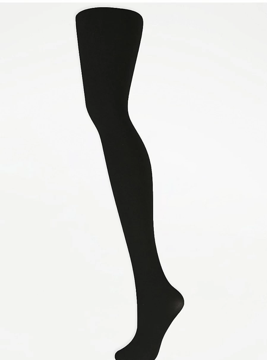 "George at Asda Black Firm Control 100 Denier Waist Shaping Tights Review | Lingerie"