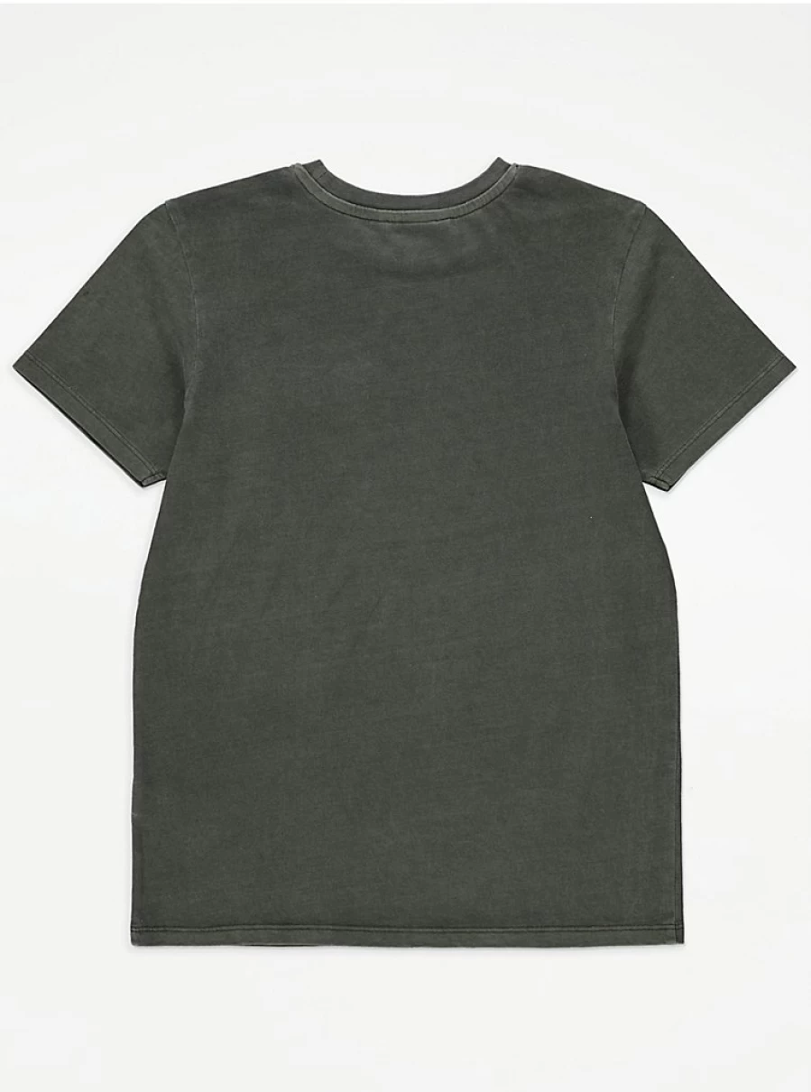 "George at Asda Boys' Khaki Washed T-Shirt and Shorts Outfit Set – Kids' Casual Wear Review"
