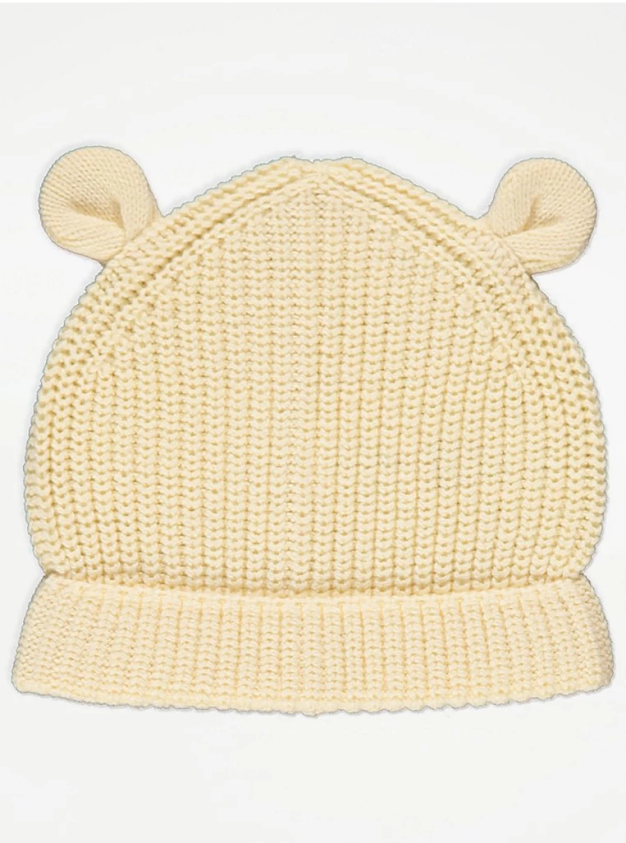 "George at Asda Boys' Lemon Chunky Knit Baby All-in-One and Hat Set Reviews"
