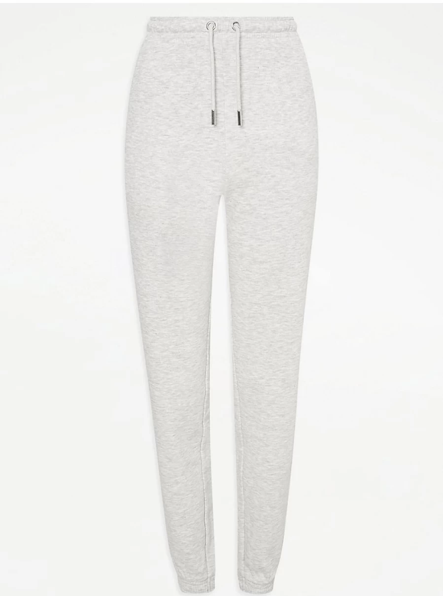 Women's Grey Fleece-Lined Joggers by George at Asda - Comfortable Winter Lounge Pants