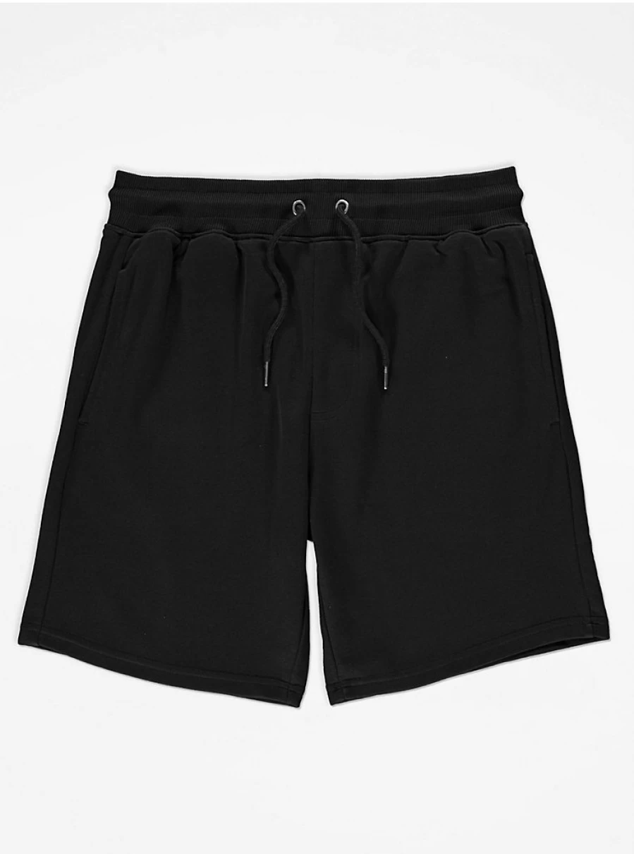 "George at Asda Men's Black Jersey Shorts – Comfort & Style Review"