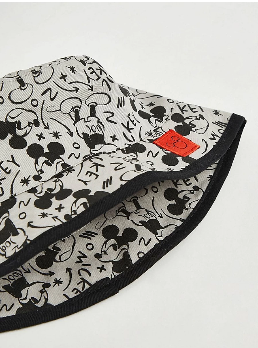 Disney Mickey Mouse Grey Cap and Bucket Hat Set for Girls by George at Asda | Kids' Fashion Accessories
