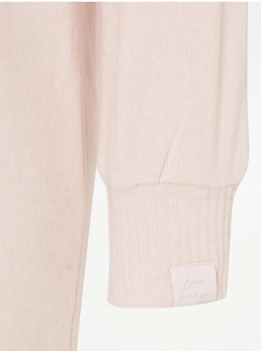 "George at Asda Pink Brushed Soft Touch Collared Night Dress | Women's Lingerie Sleepwear"