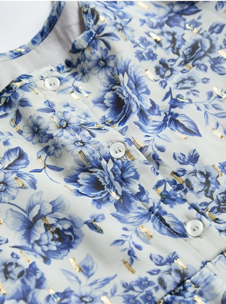 "George at Asda Girls' Blue Floral Chiffon Tiered Dress – Reviews & Style Guide"