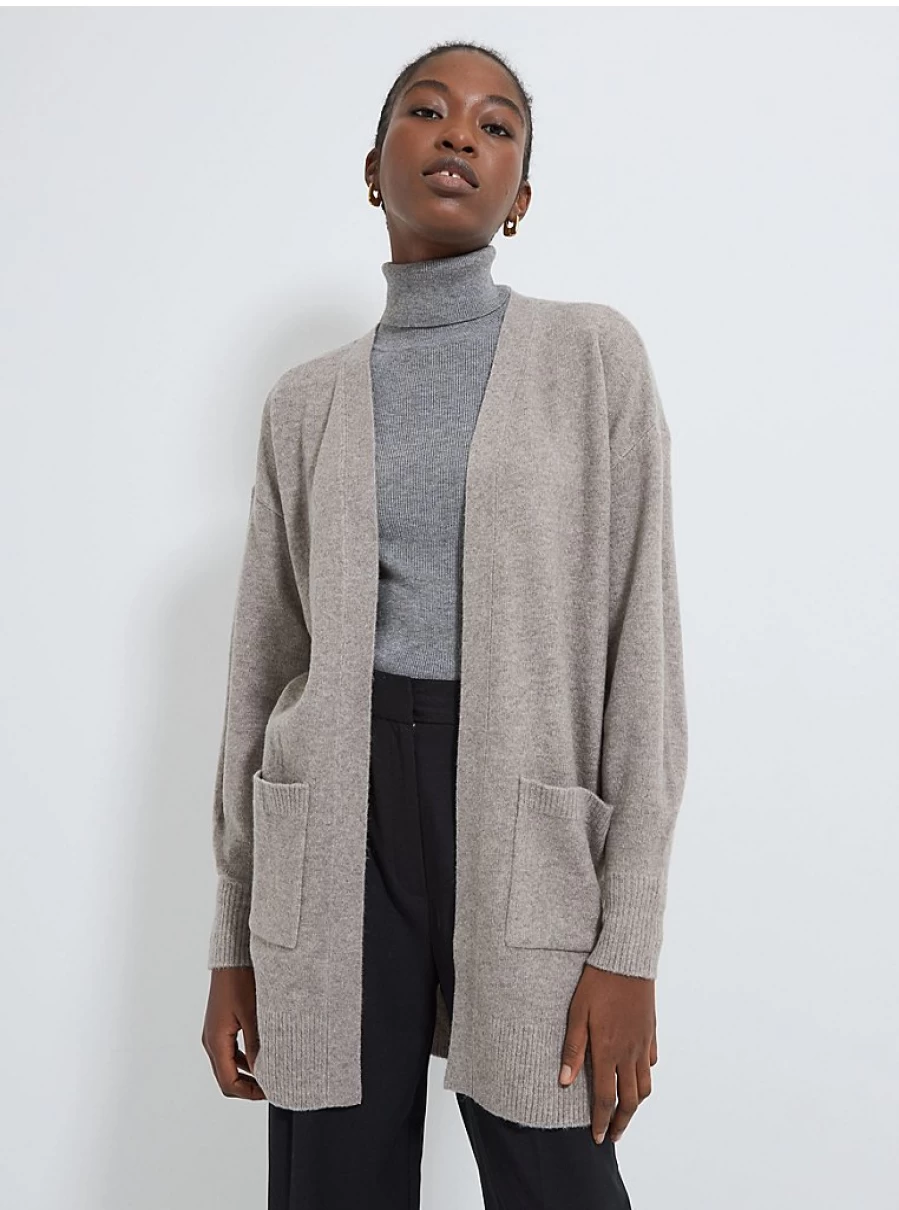 "George at Asda Women's Mocha Knitted Midi Cardigan Review | Cozy Longline Sweater"