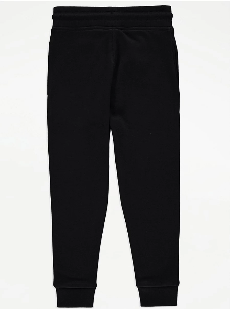 "George at Asda Boys' Black Limited Division Joggers – Comfortable Kids' Trousers Review"
