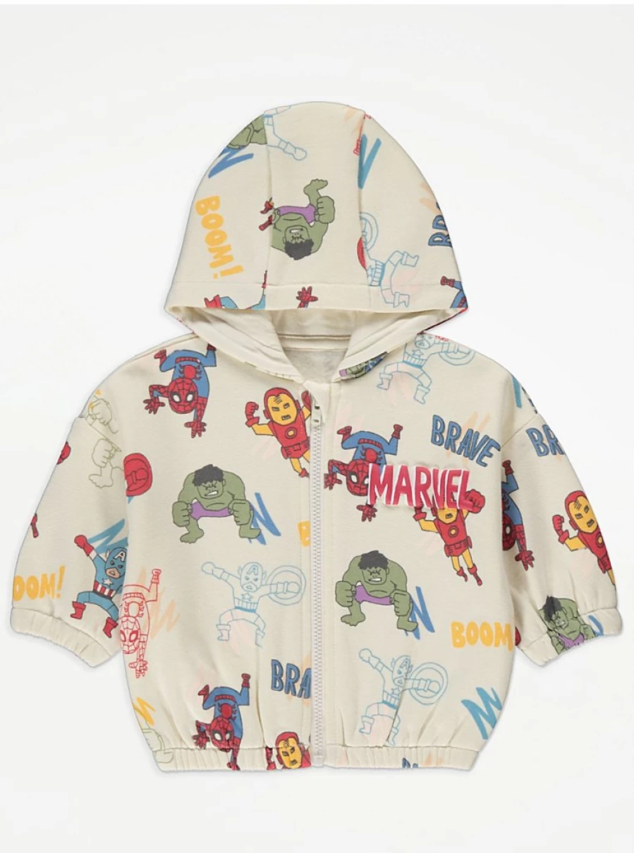 Marvel Superhero Boys' Zip Up Hoodie by George at Asda | Kids' Marvel Costume Hoodie Review
