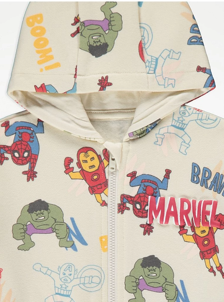 Marvel Superhero Boys' Zip Up Hoodie by George at Asda | Kids' Marvel Costume Hoodie Review