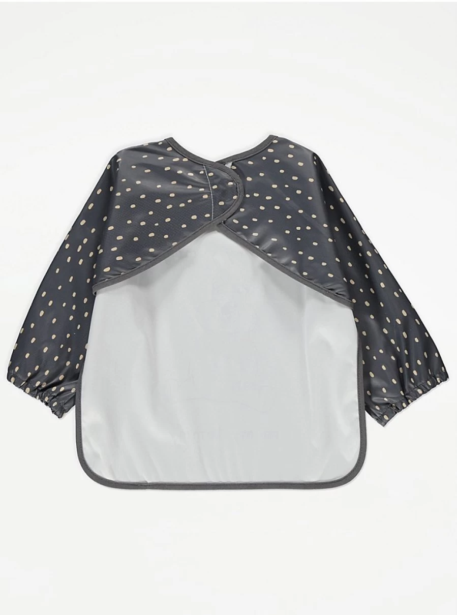 Disney Winnie The Pooh Baby Bib - Spot Sleeve Coverall by George at Asda