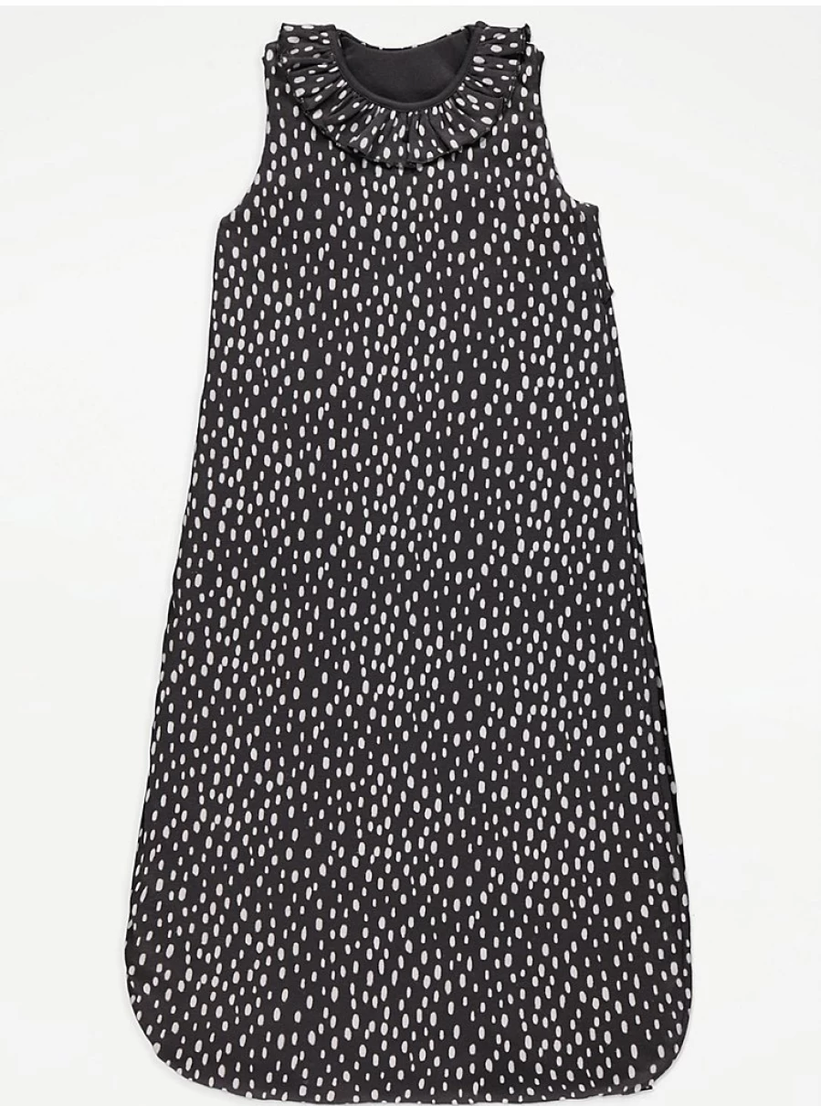 George at Asda Baby 2 Tog Charcoal Spot Sleep Bag – Warm & Comfortable Infant Sleepwear