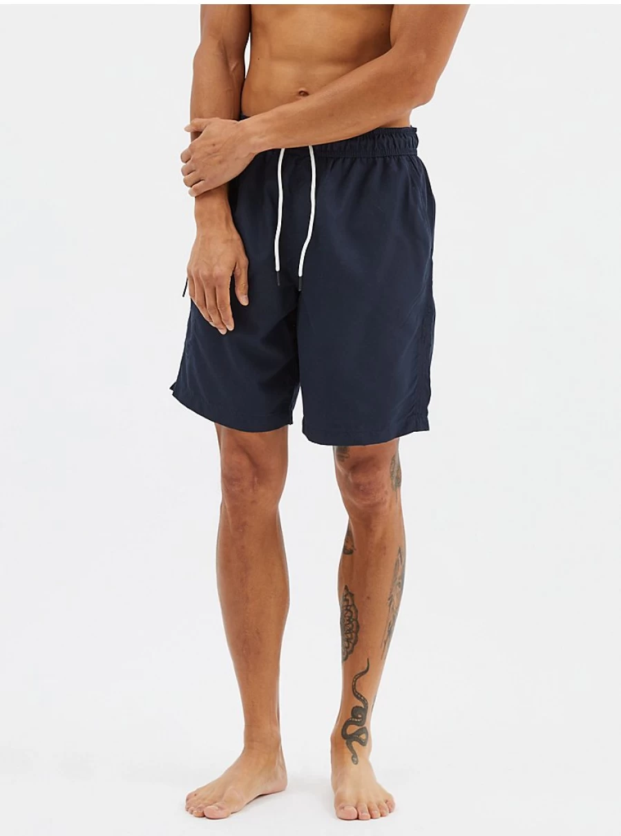Men's Navy Cargo Swim Shorts by George at Asda – Durable Quick-Dry Beach Shorts