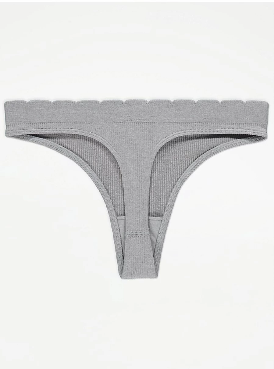 "George at Asda Seamless Ribbed Thongs 3-Pack | Comfortable Lingerie Review"