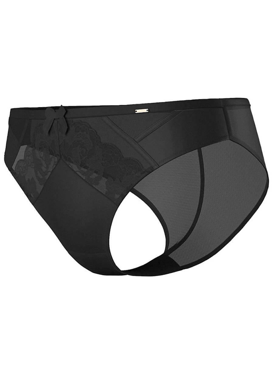 "George at Asda Black Rose Embroidered Brazilian Knickers | Lingerie Reviews"