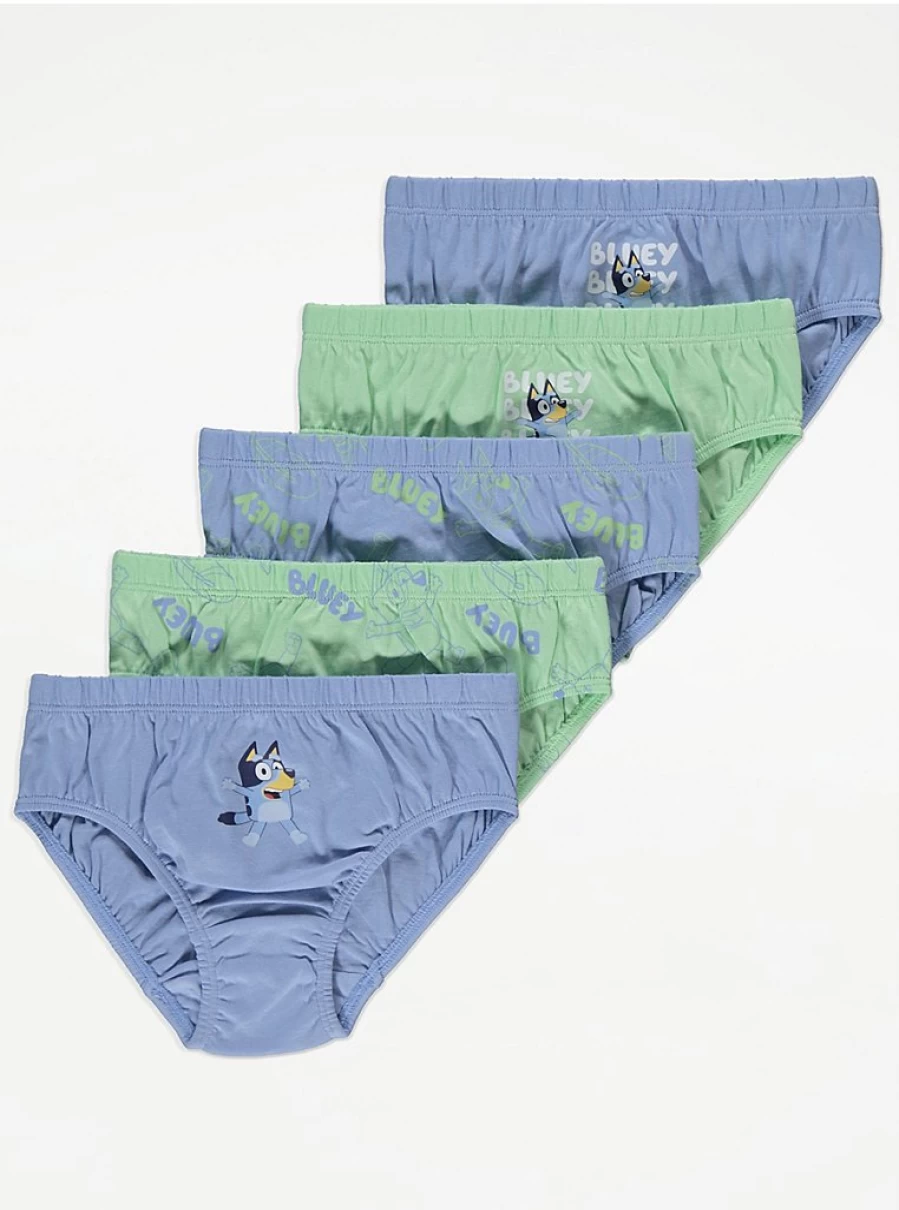 "George at Asda Boys' Bluey Briefs 5-Pack | Kids Underwear Review"