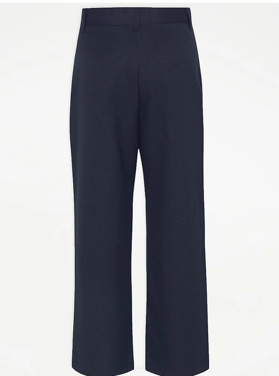 Boys Navy School Trousers 2 Pack | Regular Fit | George at Asda