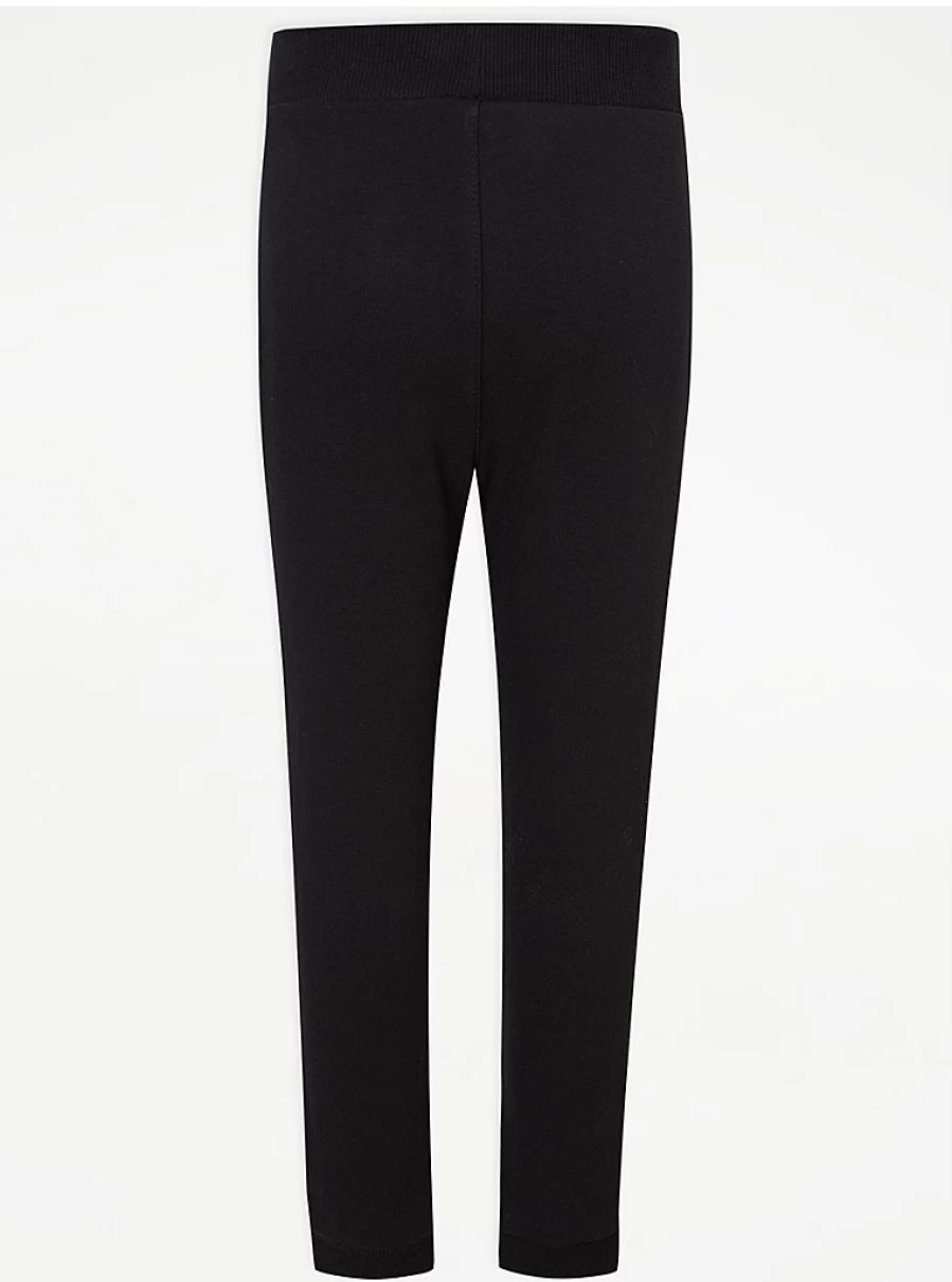 "George at Asda Black School Joggers 2 Pack - Comfortable Easy On Boys' or Girls' Uniform Trousers"