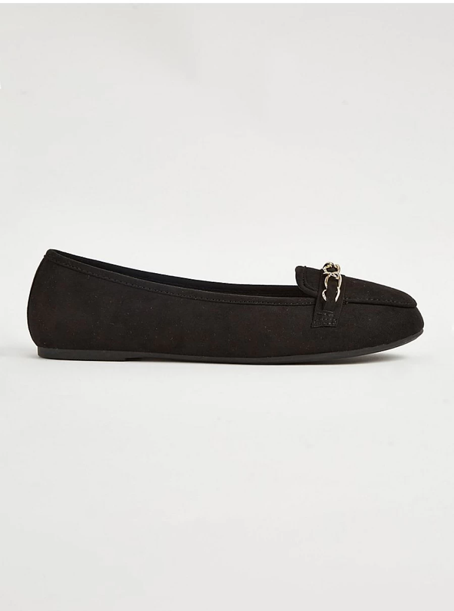 Women's Black Ballet Flat Loafers by George at Asda | Comfortable Slip-On Shoes Review