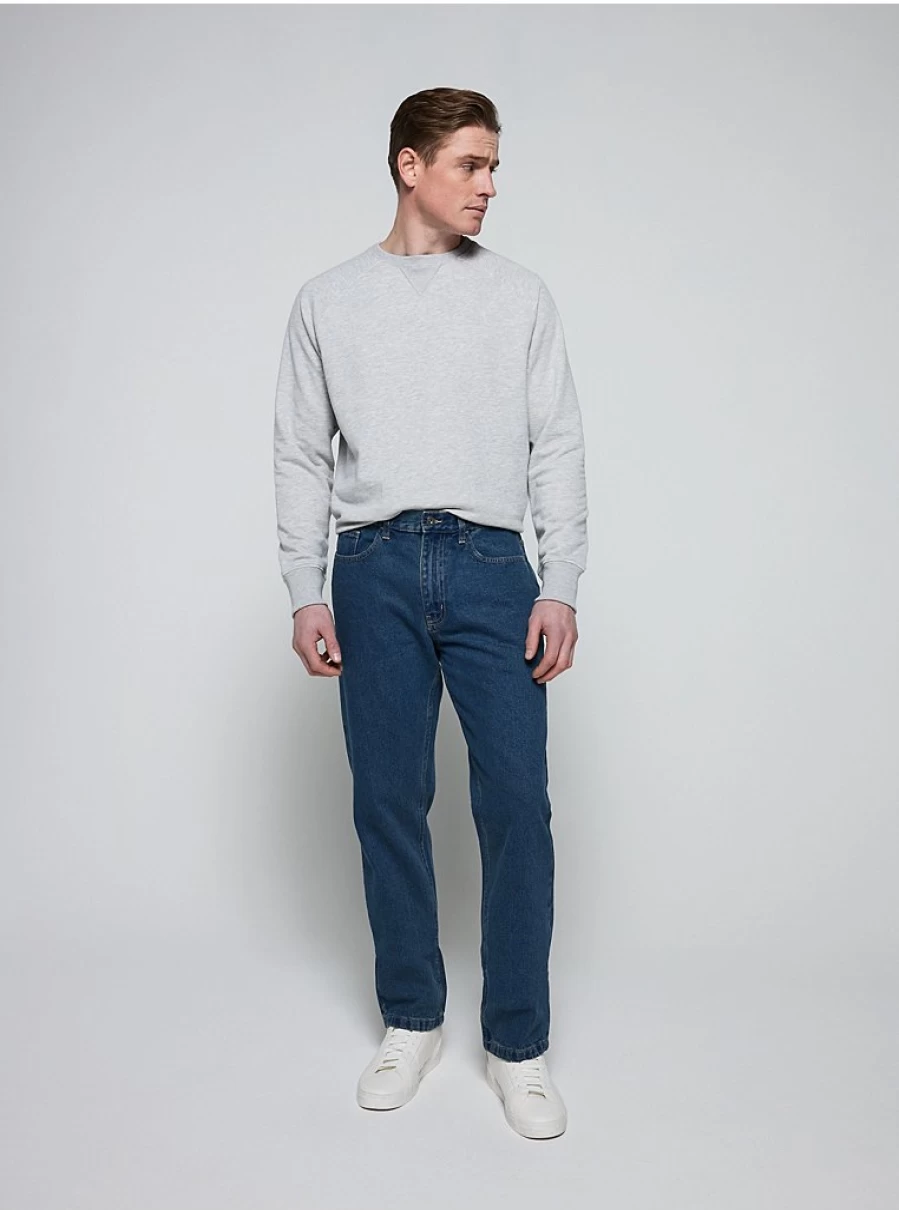 "George at Asda Men's Mid Blue Straight Fit Jeans – Comfort & Style Review"
