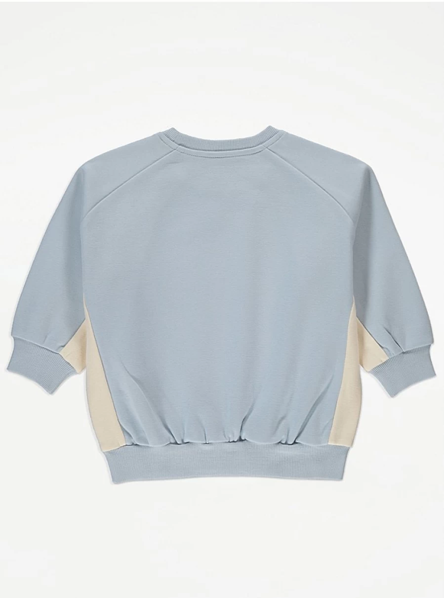 "George at Asda Boys Light Blue Colour Block Sweatshirt and Joggers Outfit Set Reviews"