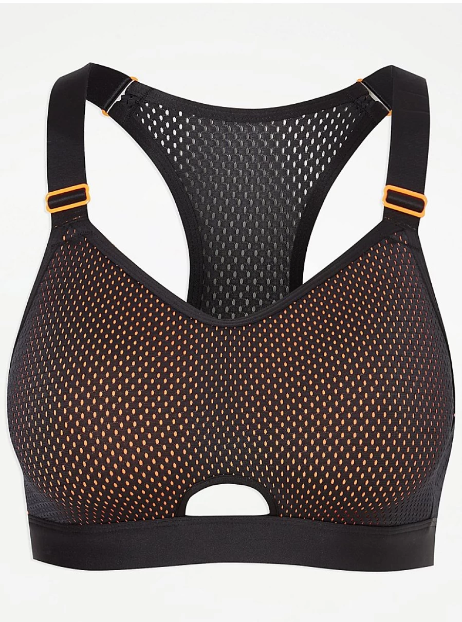 "George at Asda Women's Black High Impact Sports Bra – Comfort & Support Review"