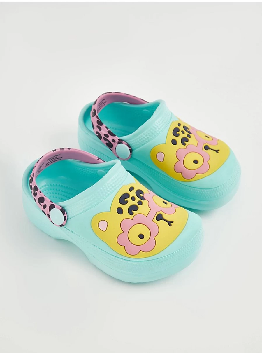 "George at Asda Aqua Fun Leopard Clogs for Girls – Comfortable Kids Water Shoes Review"