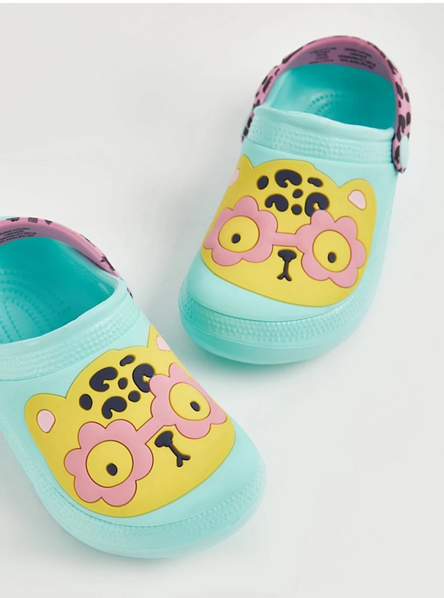 "George at Asda Aqua Fun Leopard Clogs for Girls – Comfortable Kids Water Shoes Review"