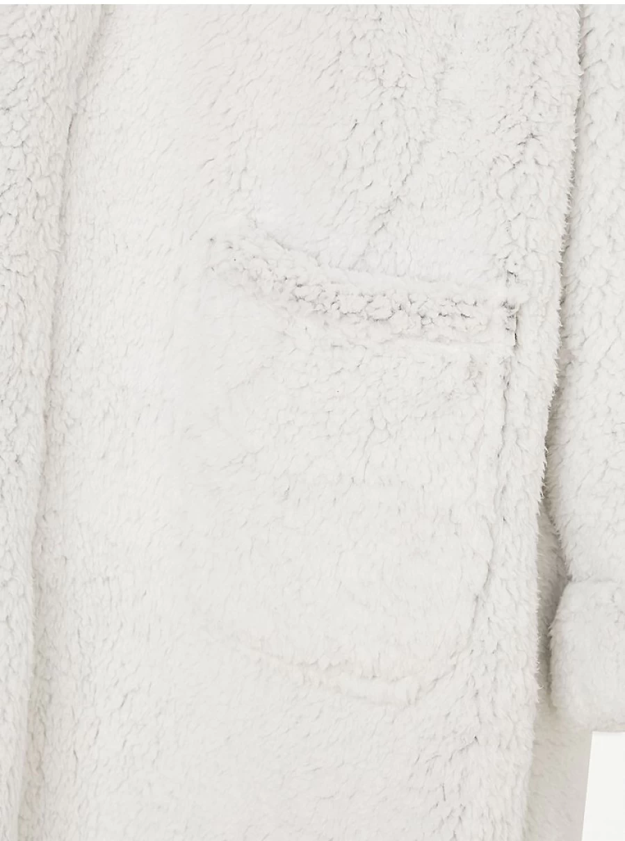 "George at Asda Grey Borg Hooded Cardigan - Soft Loungewear & Sleepwear Pyjama Review"