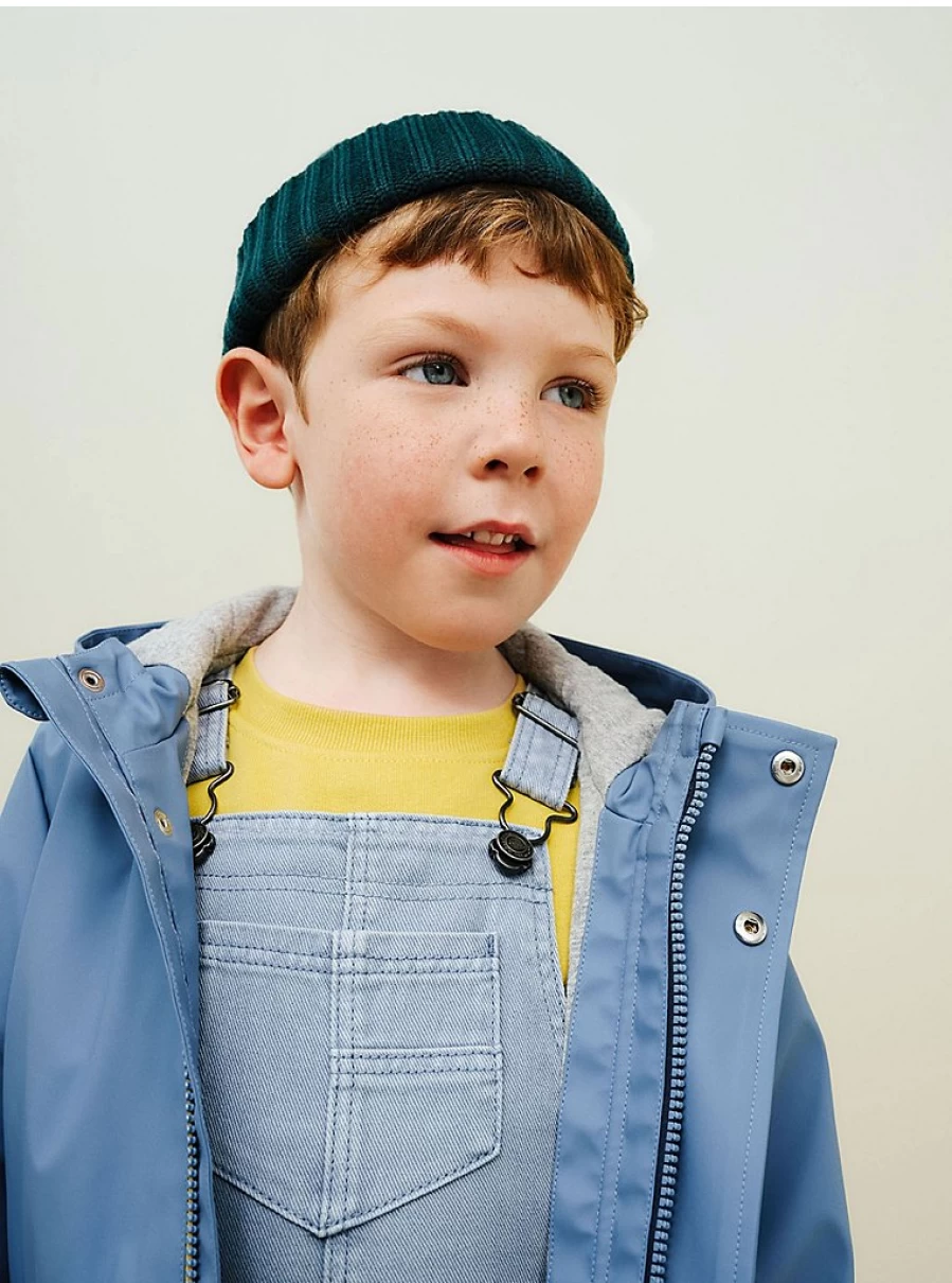 "George at Asda Boys' Blue Fisherman Jacket – Kids' Waterproof Outdoor Coat Review"