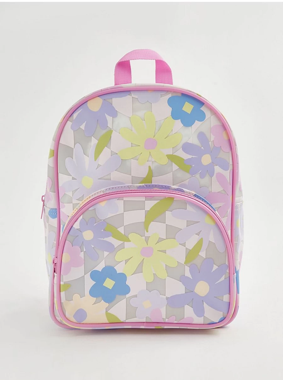 George at Asda Floral Checked Backpack for Girls - Stylish Kids Rucksack Review