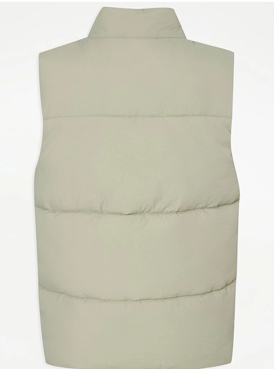 Boys' Khaki Padded Utility Gilet | George at Asda | Warm Kids' Vest Review