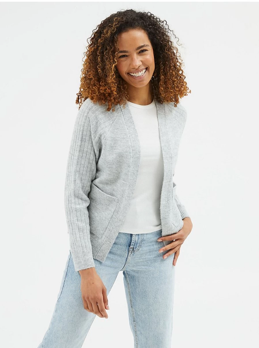 "George at Asda Women's Grey Knitted Cardigan Review: Soft & Stylish"