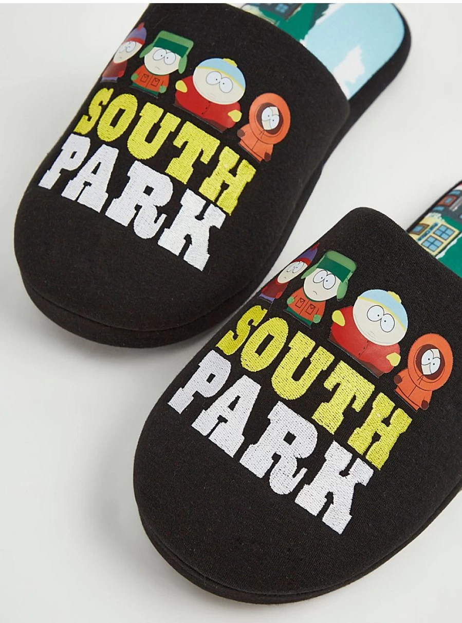 "George at Asda Men's South Park Character Mule Slippers – Comfortable & Stylish"