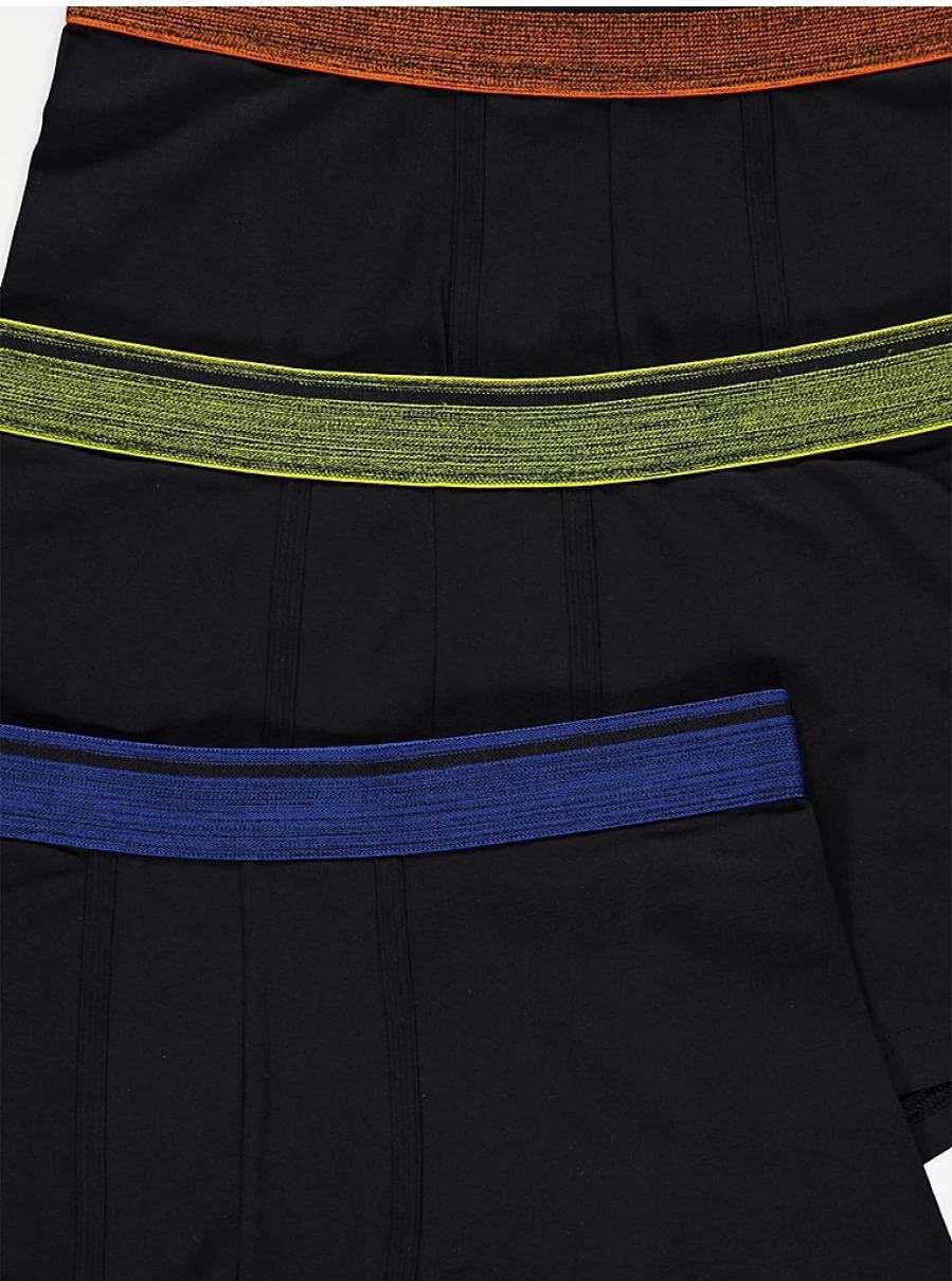 Men's Colour Waist Hipster Trunks 3 Pack | George at Asda | Comfortable & Stylish Underwear