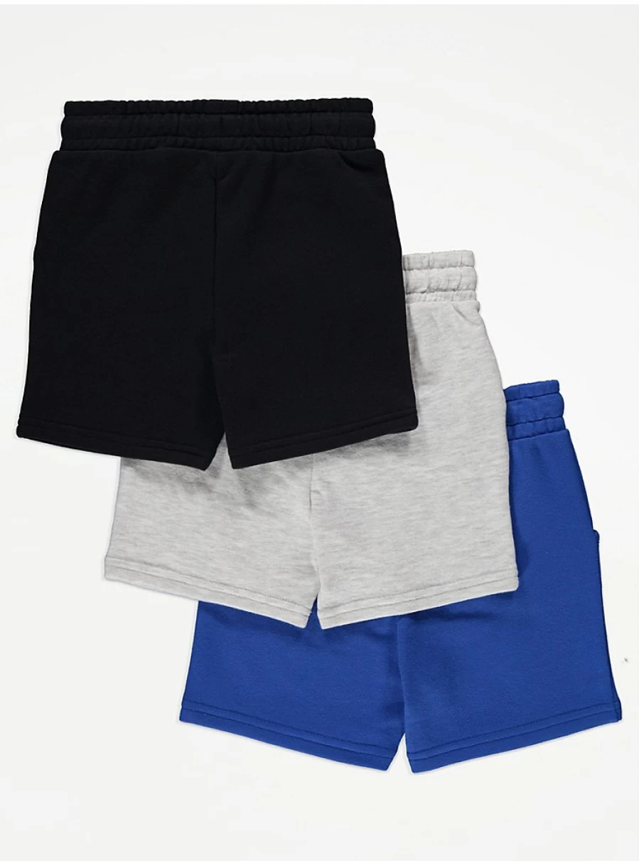 Boys' Marvel Superhero Jersey Shorts 3-Pack | George at Asda | Kids' Comfort Play Shorts