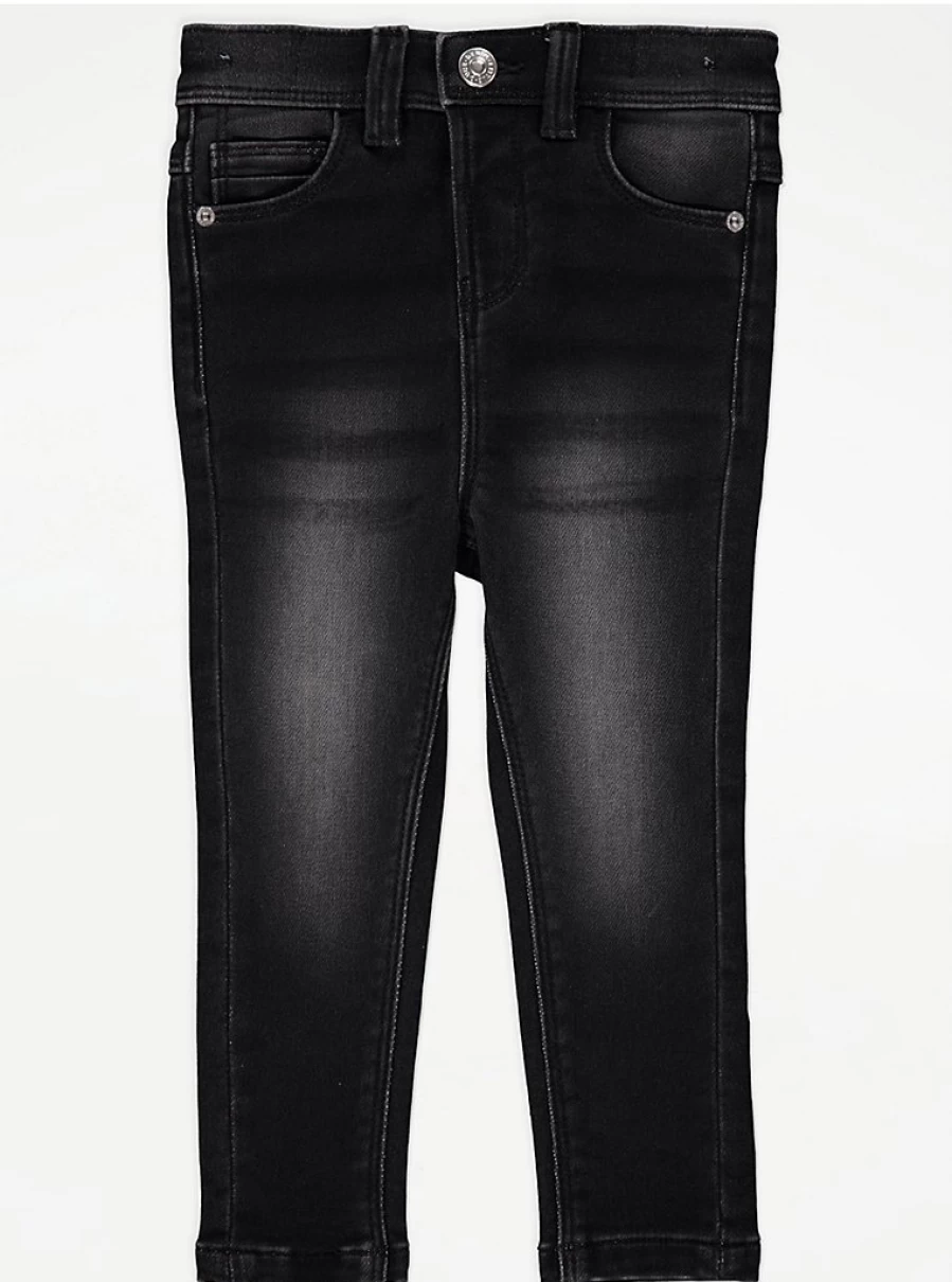"George at Asda Boys Black Skinny Fit Jeans – Comfortable Wash Denim Review"